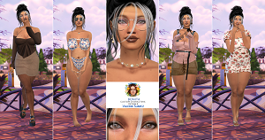 Valeria Suarez new custom character Sims 4 CAS outfit preview - thumbnail